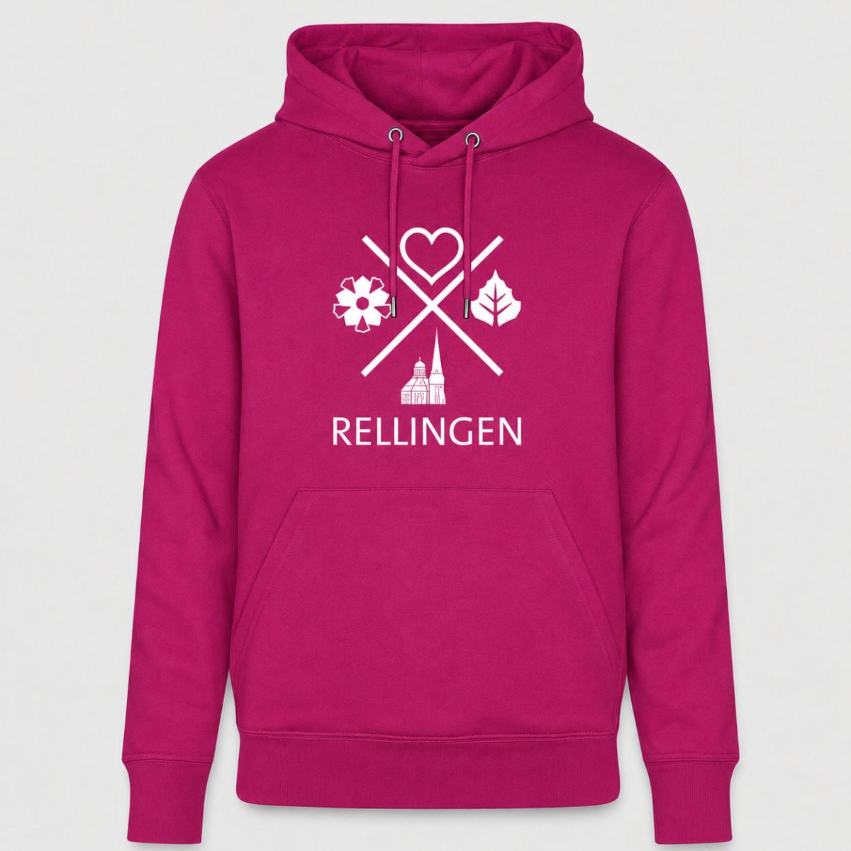 Rellingen Logo - Unisex Hoodie Premium - Aus - PRINTzip