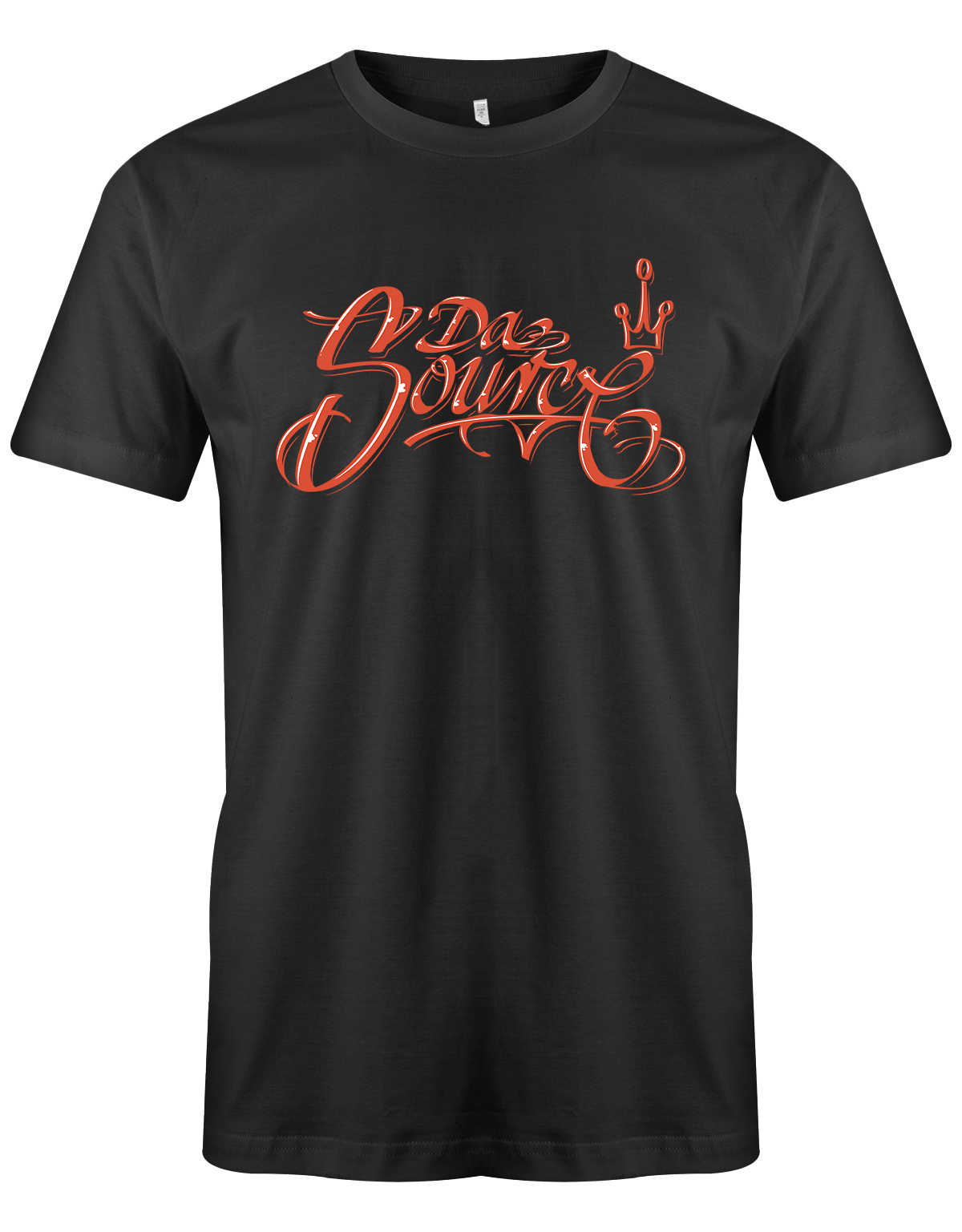 DaSource HipHop T-Shirt rot/orangenem Schriftzug