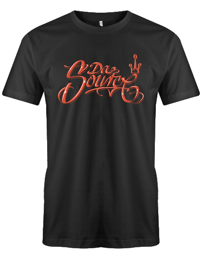 DaSource HipHop T-Shirt rot/orangenem Schriftzug