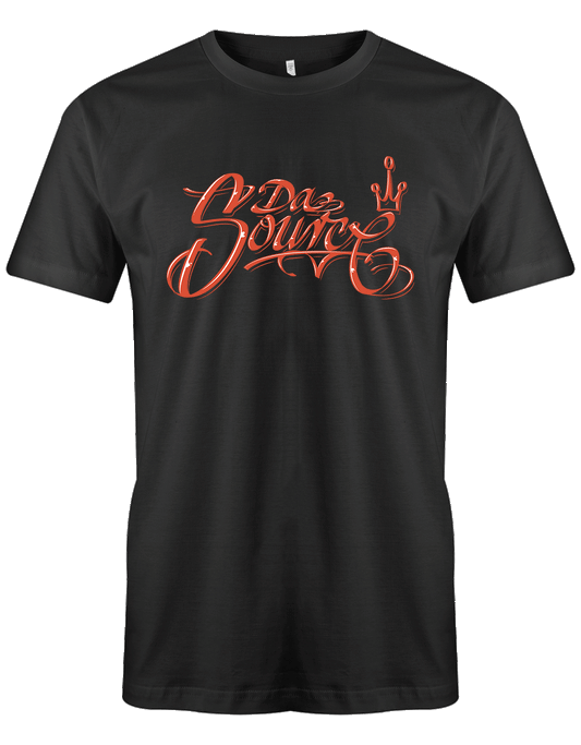 DaSource HipHop T-Shirt rot/orangenem Schriftzug