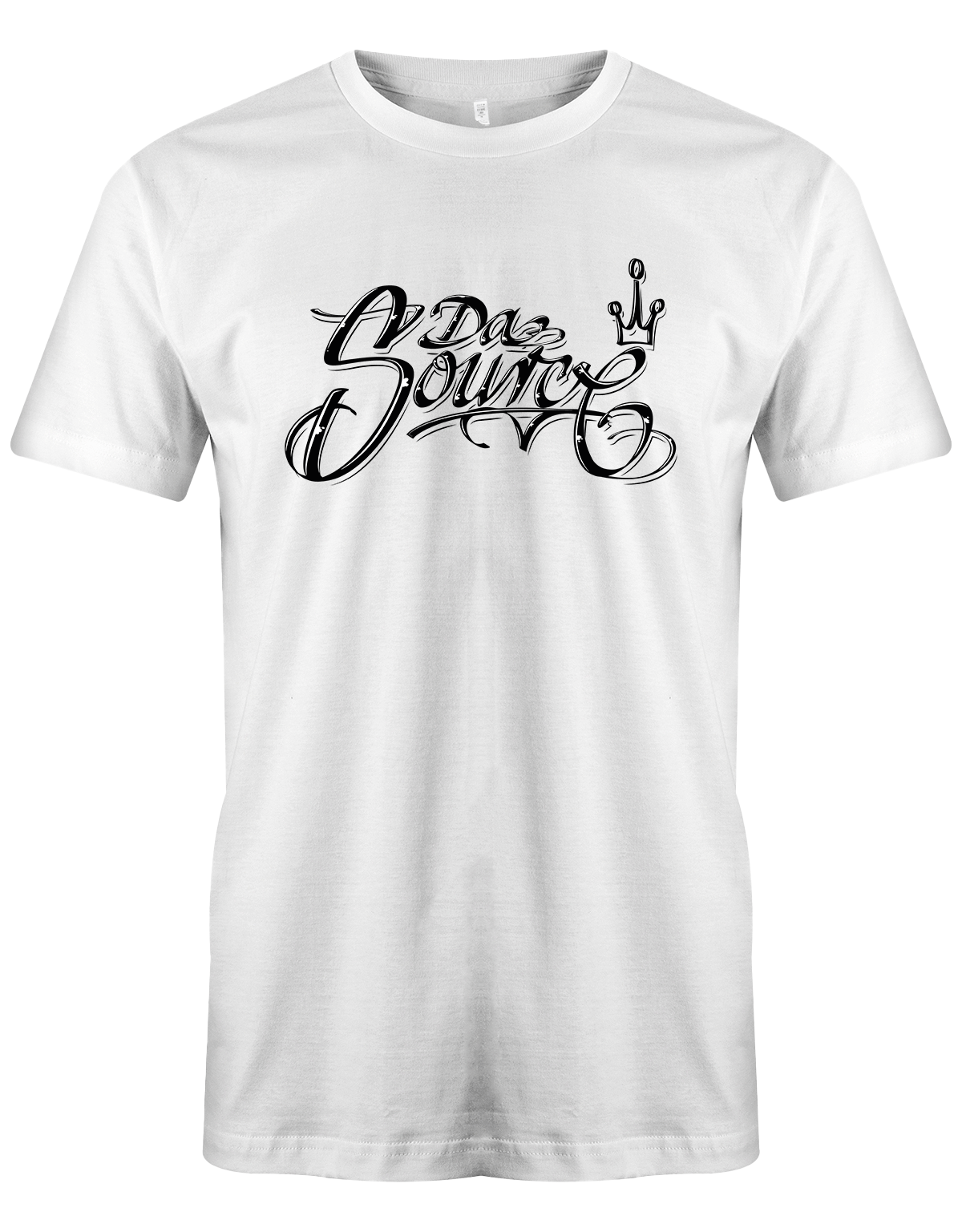 DaSource HipHop T-Shirt schwarzer Schriftzug