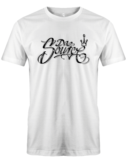 DaSource HipHop T-Shirt schwarzer Schriftzug