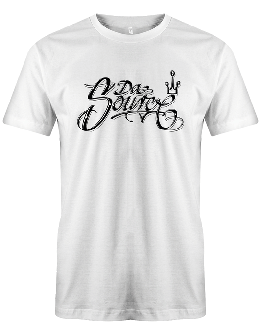 DaSource HipHop T-Shirt schwarzer Schriftzug