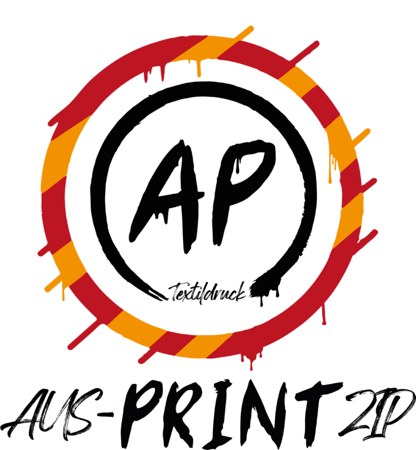 Aus-PRINTzip Logo – Professioneller Textildruck