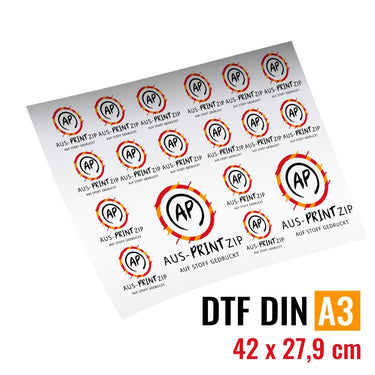 DTF DRUCK DIN A3 - Aus - PRINTzip