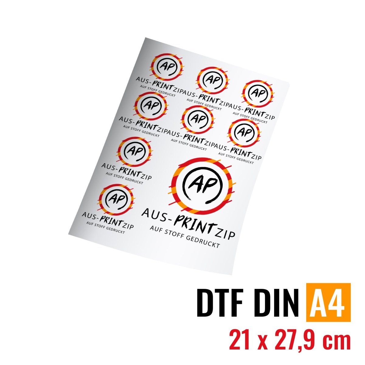 DTF DRUCK DIN A4 - Aus - PRINTzip