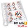 DTF DRUCK Rolle L 100 x 55cm - Aus - PRINTzip