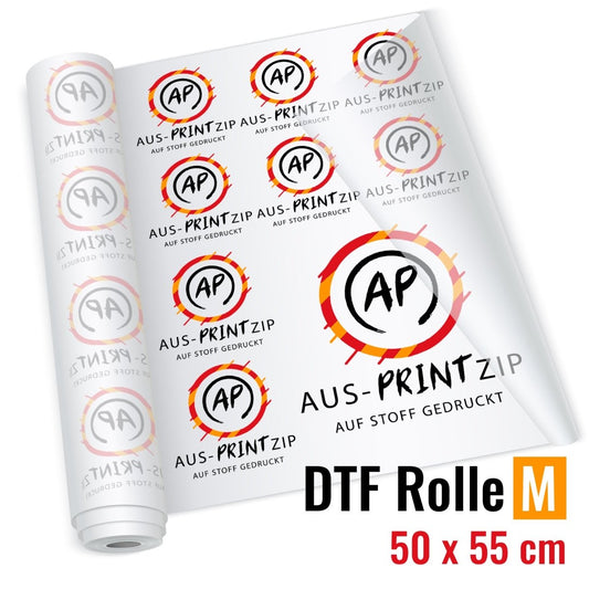 DTF DRUCK Rolle M 55cm x 50cm - Aus - PRINTzip