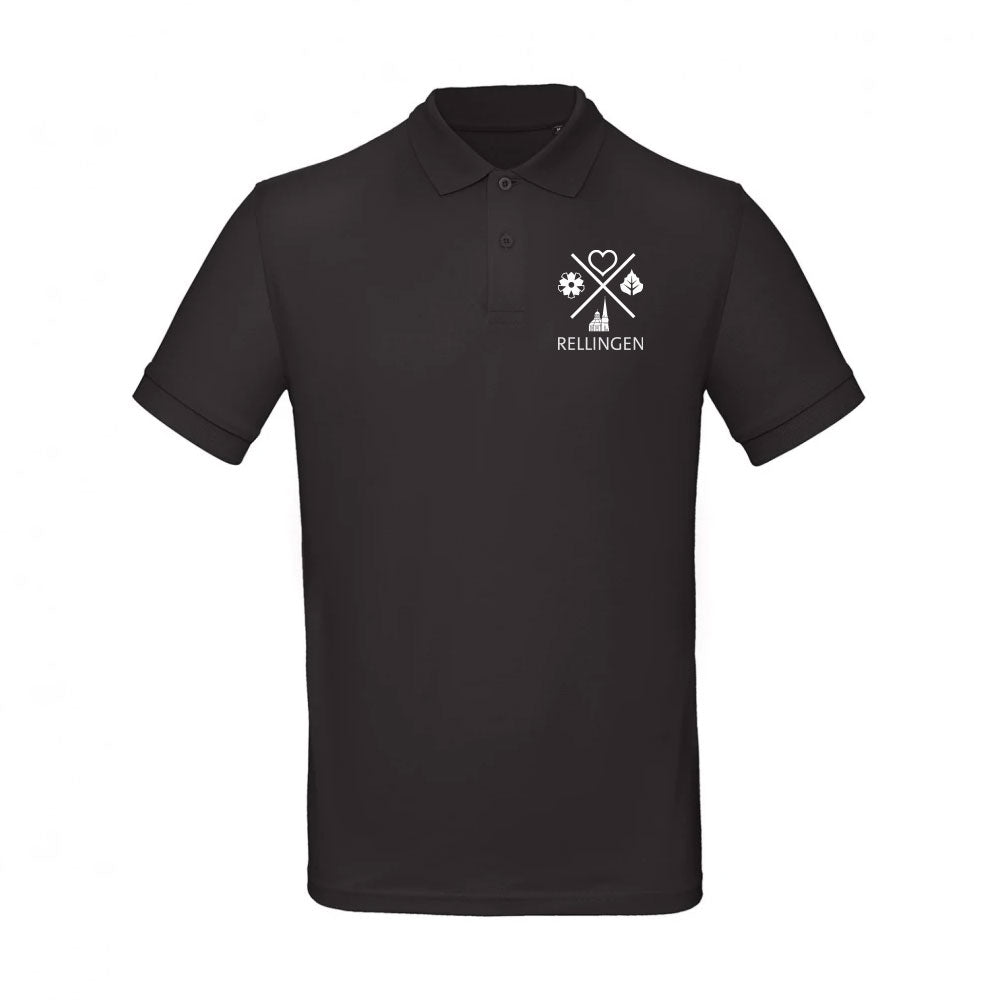 Herren Polo - Shirt „Rellingen Edition“ – mit Gemeindelogo - Aus - PRINTzip