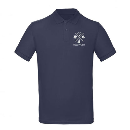 Herren Polo - Shirt „Rellingen Edition“ – mit Gemeindelogo - Aus - PRINTzip