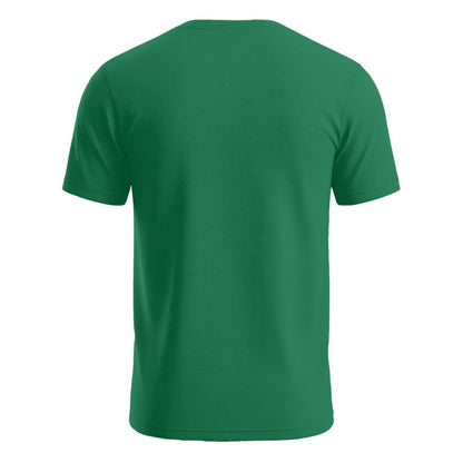 Grünes Herren T-Shirt Rückseite zum individuellen Bedrucken