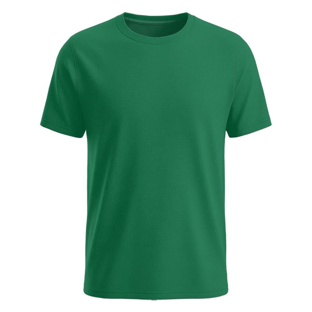 Grünes Herren T-Shirt Vorderseite zum individuellen Bedrucken