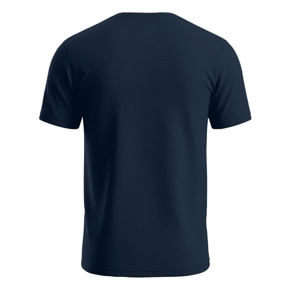 Navy Herren T-Shirt Rückseite zum individuellen Bedrucken