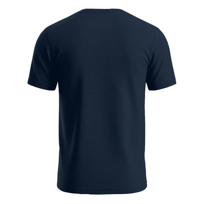 Navy Herren T-Shirt Rückseite zum individuellen Bedrucken