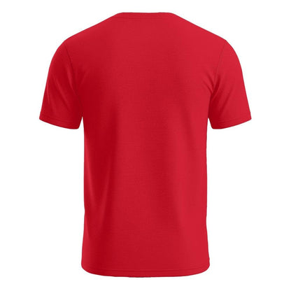 Rotes Herren T-Shirt Rückseite zum individuellen Bedrucken