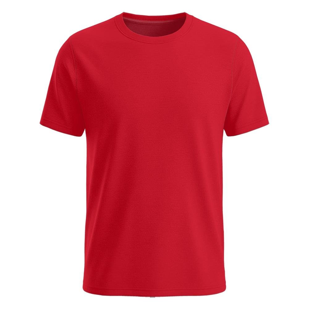 Rotes Herren T-Shirt Vorderseite zum individuellen Bedrucken