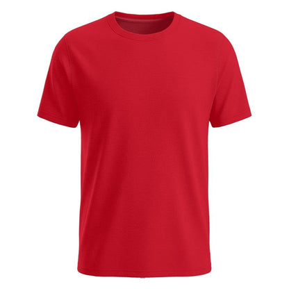 Rotes Herren T-Shirt Vorderseite zum individuellen Bedrucken