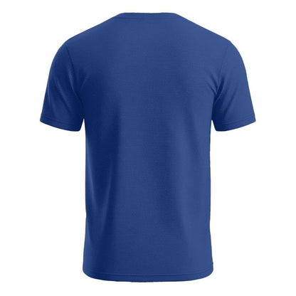 Royalblaues Herren T-Shirt Rückseite zum individuellen Bedrucken