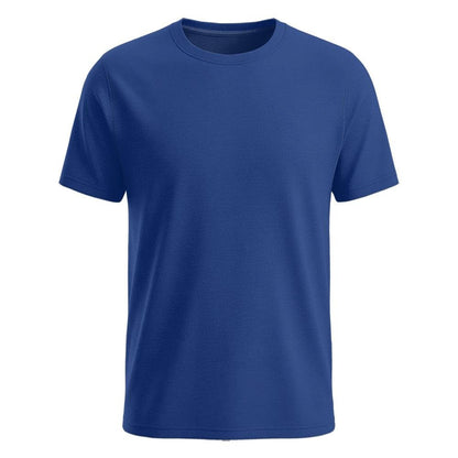 Royalblaues Herren T-Shirt Vorderseite zum individuellen Bedrucken