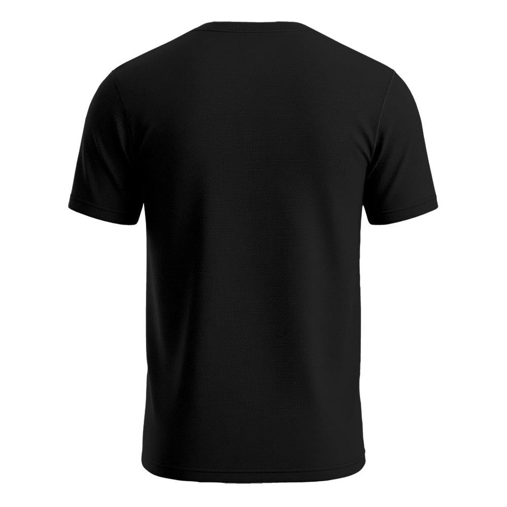 Schwarzes Herren T-Shirt Rückseite zum individuellen Bedrucken