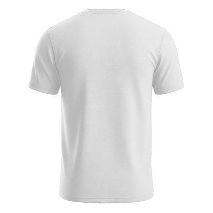 Weißes Herren T-Shirt Rückseite zum individuellen Bedrucken