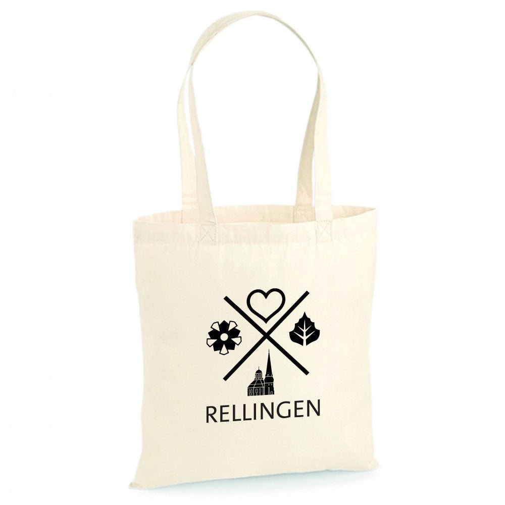 Rellingen Logo - Jutebeutel - Aus - PRINTzip