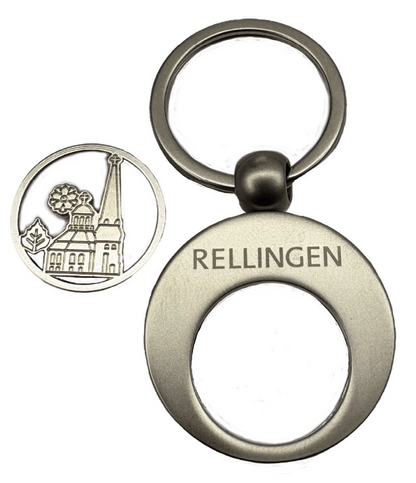 Rellingen Logo - Schlüsselanhänger mit Einkaufschip - Aus - PRINTzip