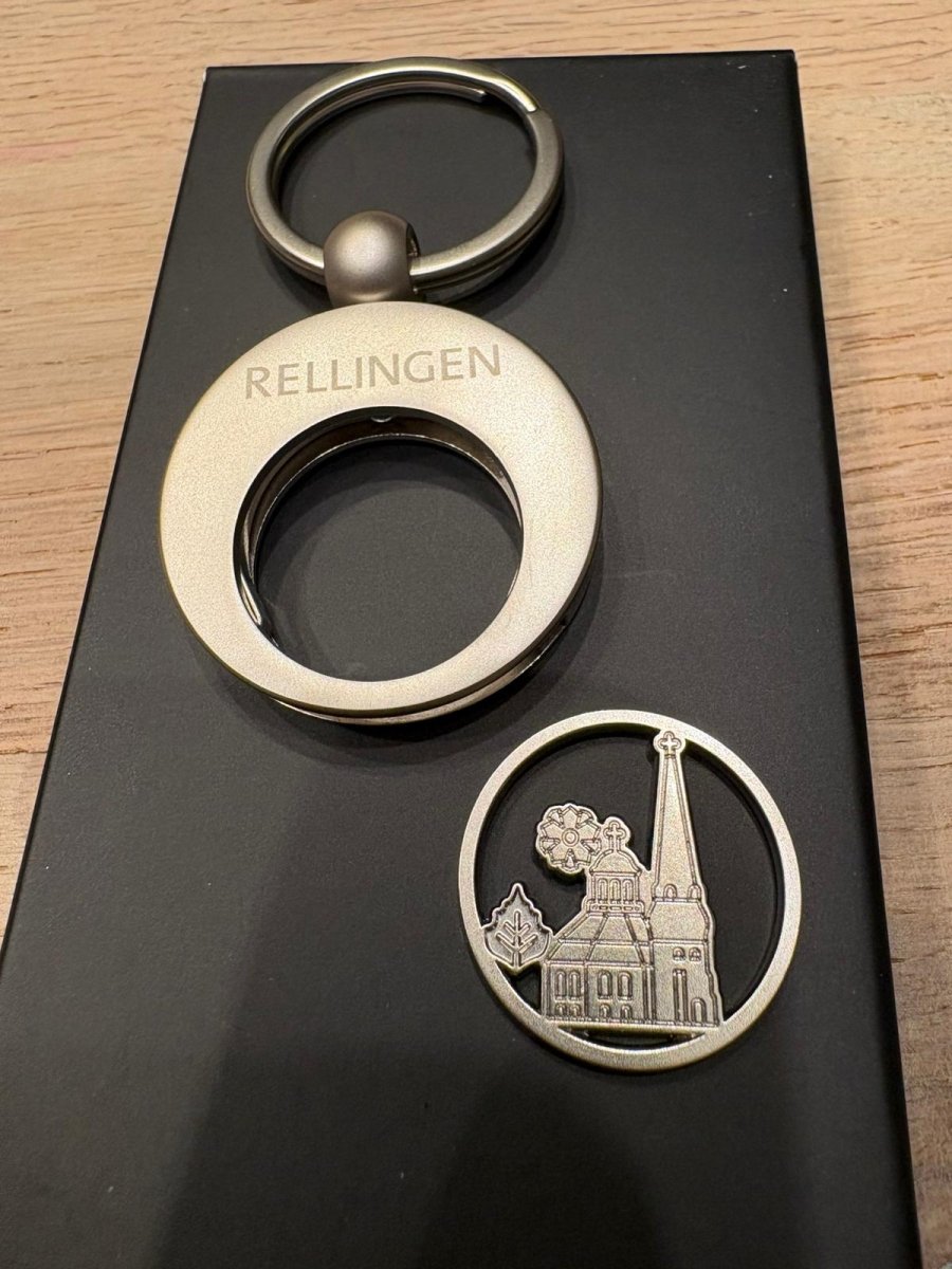 Rellingen Logo - Schlüsselanhänger mit Einkaufschip - Aus - PRINTzip