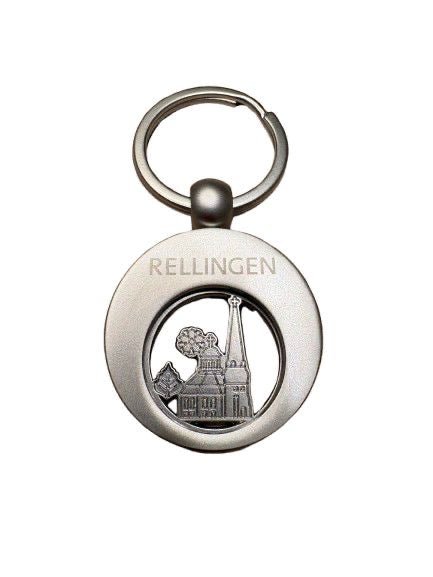 Rellingen Logo - Schlüsselanhänger mit Einkaufschip - Aus - PRINTzip