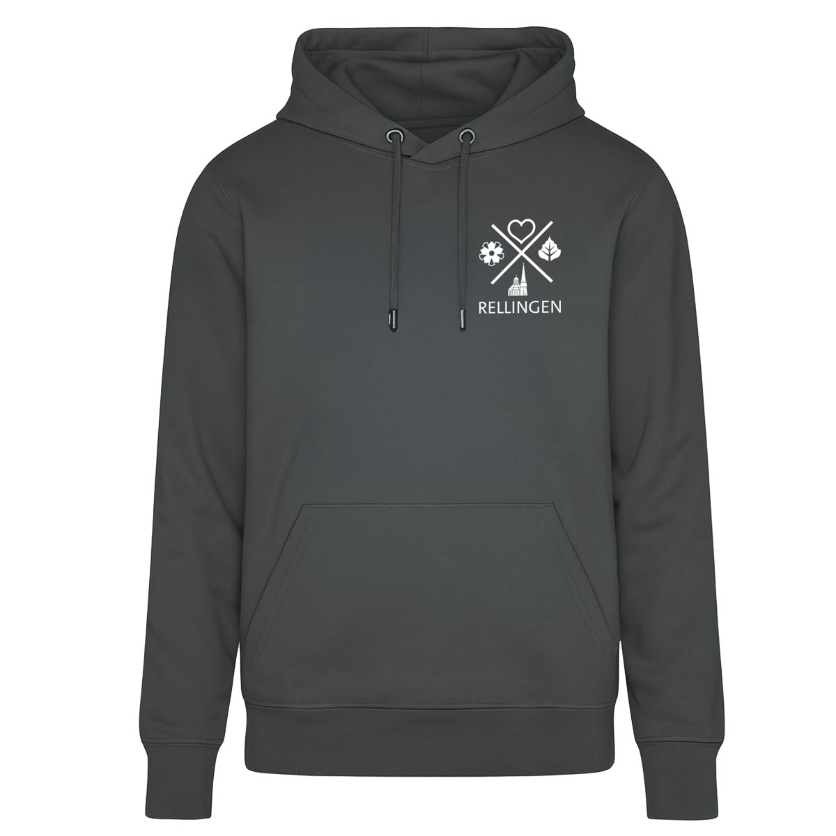Rellingen Logo - Unisex Hoodie Premium - Aus - PRINTzip