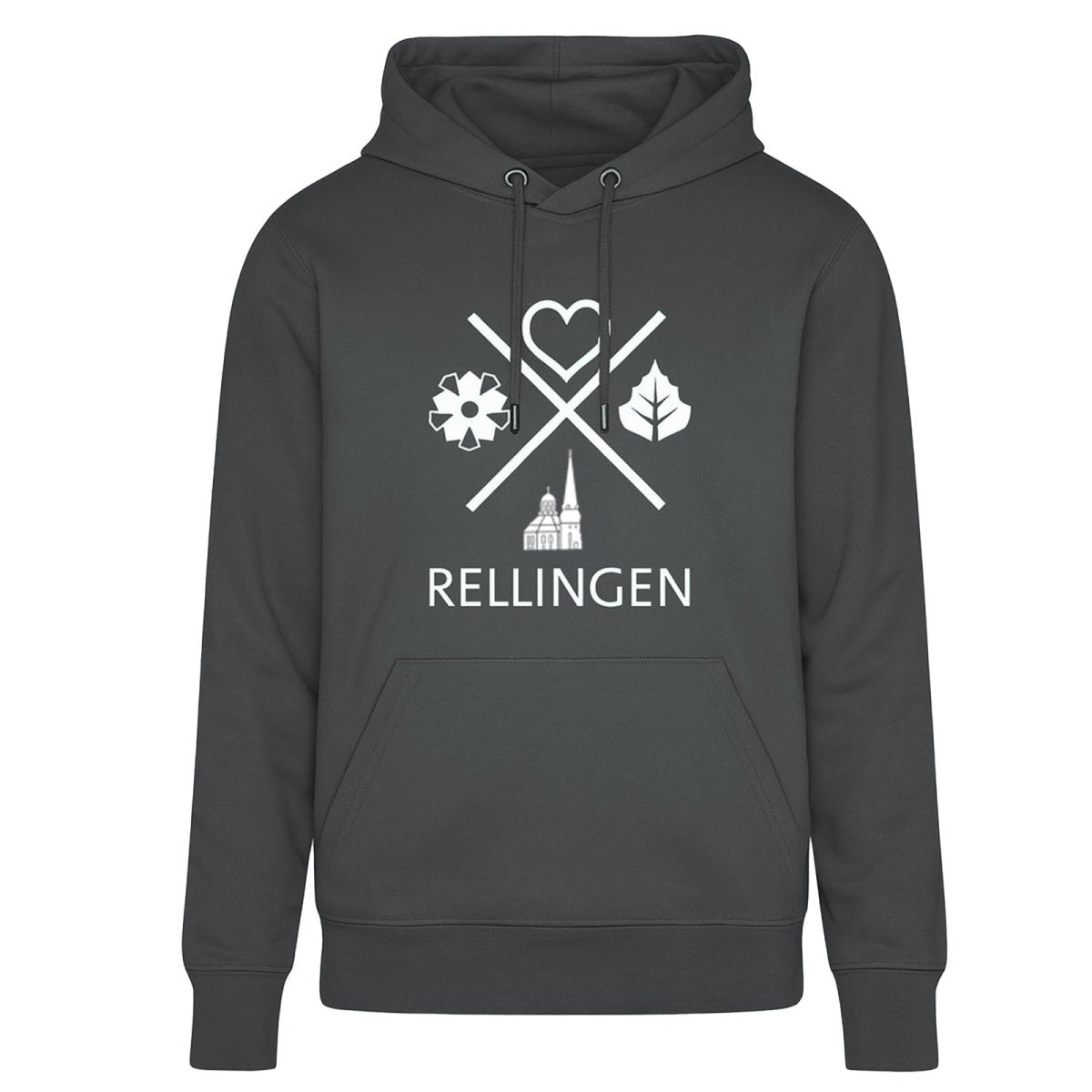 Rellingen Logo - Unisex Hoodie Premium - Aus - PRINTzip