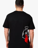 Schwarzes T Shirt - Aus - PRINTzip