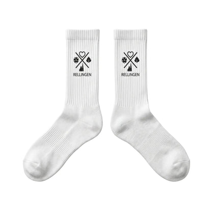 Tennissocken aus Baumwolle mit Rellingen Logo - Aus - PRINTzip